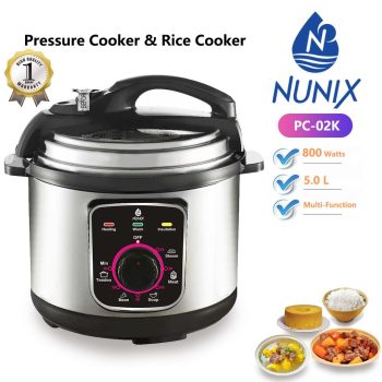 Nunix programmable pressure and rice cooker