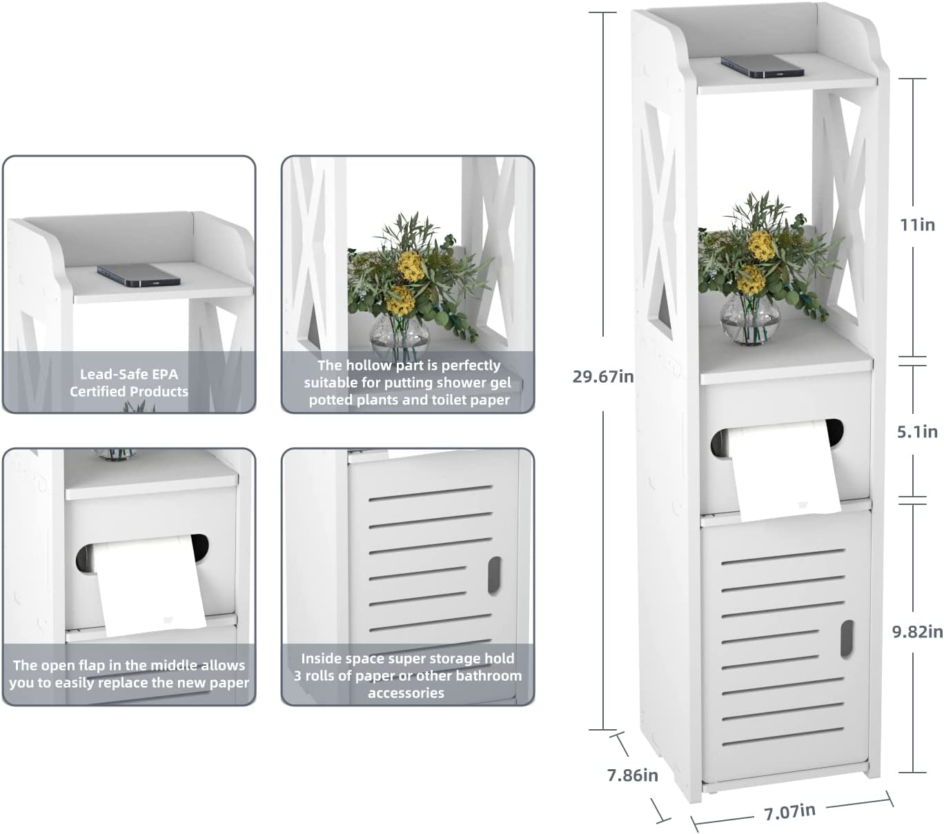 Multifunctional storage shelf