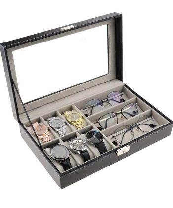 portable watch plus Glass organizer