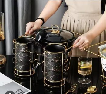 15pcs Nordic caramic soup pot